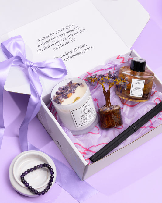 Amethyst & Lavender Wellness Set