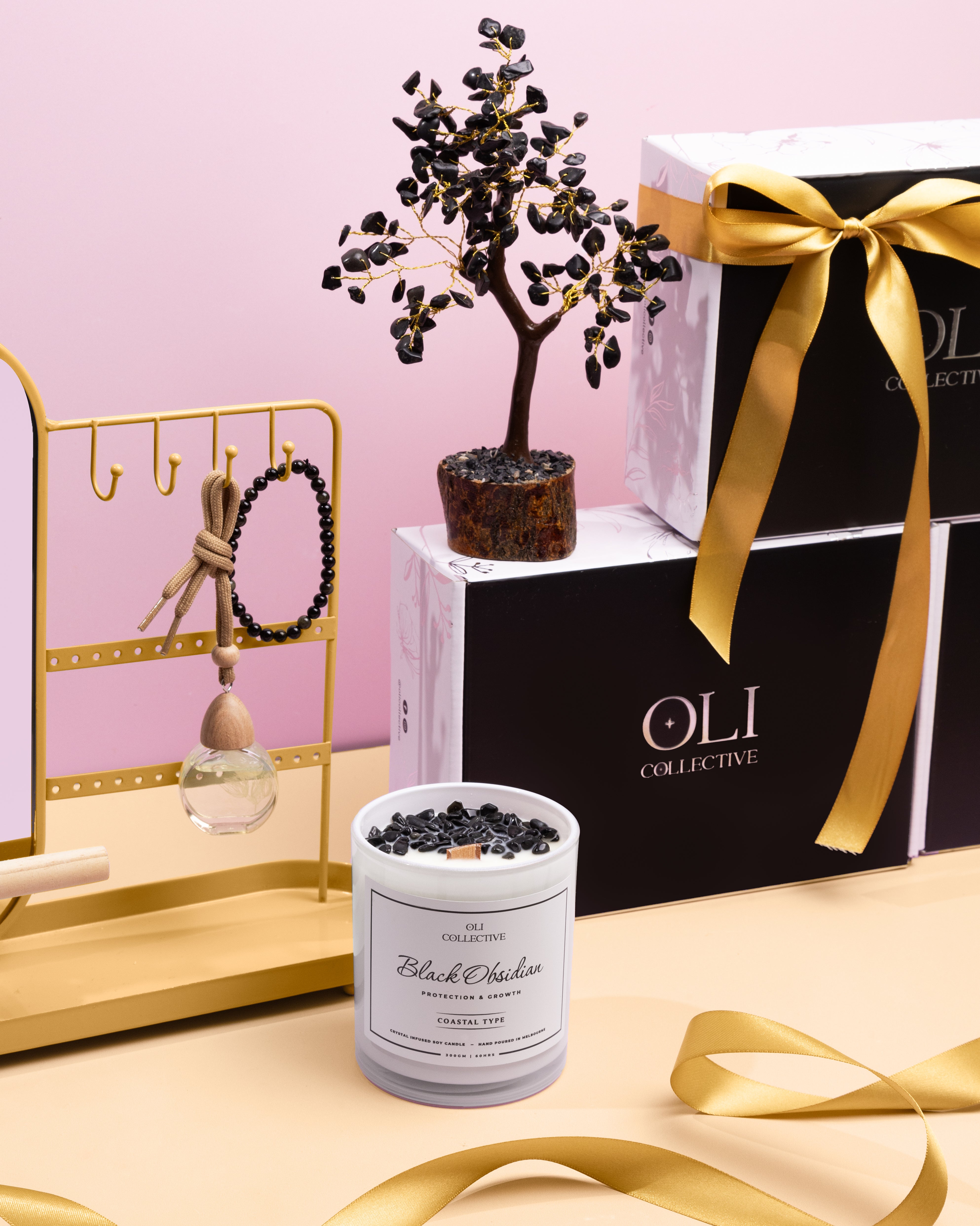 Black Obsidian Protection Ritual Box